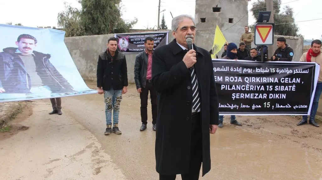 Şêniyên kantona Qamişlo komploya navneteweyî ya li dijî Ocalan şermezar kir