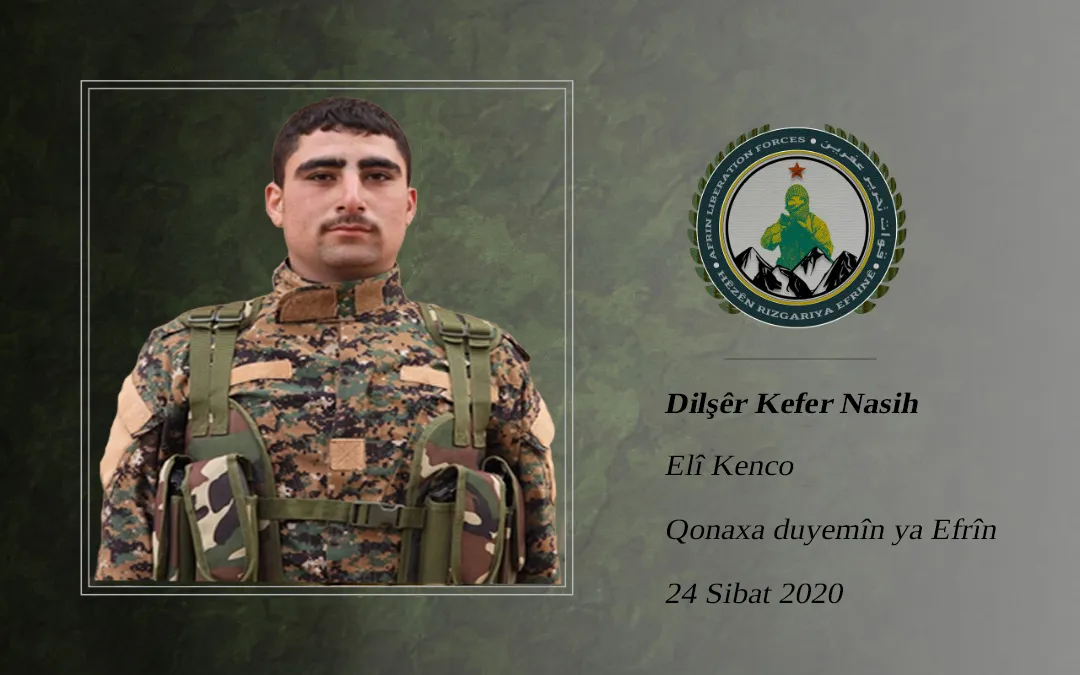 HRE`yê nasnameya şervanekî xwe yê Ereb eşkere kir