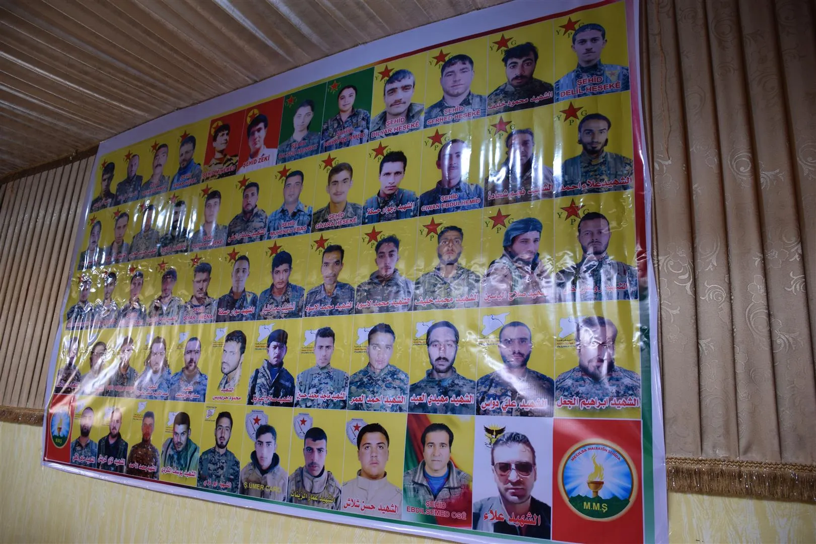 Kantona Hesekê şehîdên meha Şibatê bi bîr anîn
