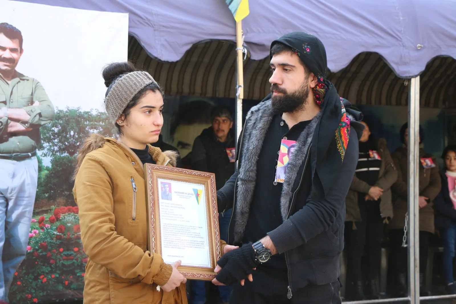 Li Helebê ji bo şehîd Şoreş Amanos merasîmek hat lidarxistin