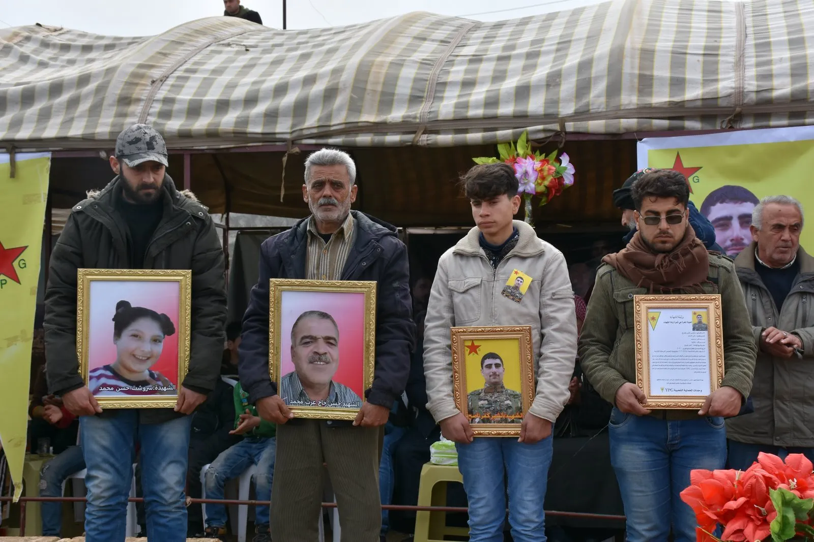 Ji malbatên şehîd Dilşêr û şehîdên komkujiya li Aqîbê re sersaxî hate xwest