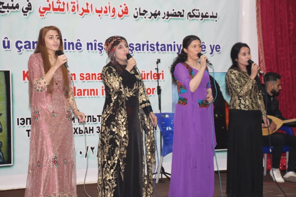 ​​​​​​​2‘yemîn Mîhrîcana Huner û Wêjeya Jin a Minbicê dest pê kir