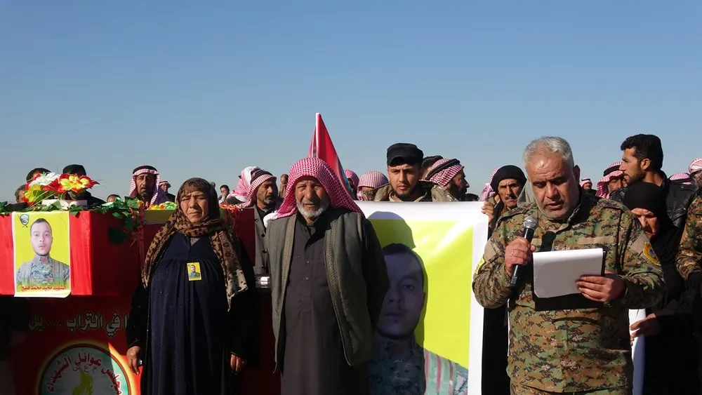 Cenazeyê şehîd Idrîs li Tebqayê hate veşartin