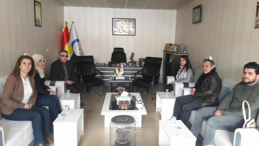 Partiya Kesk a Kurdistanê serdana nûnertiya Rêveberiya Xweser a Başûr kir