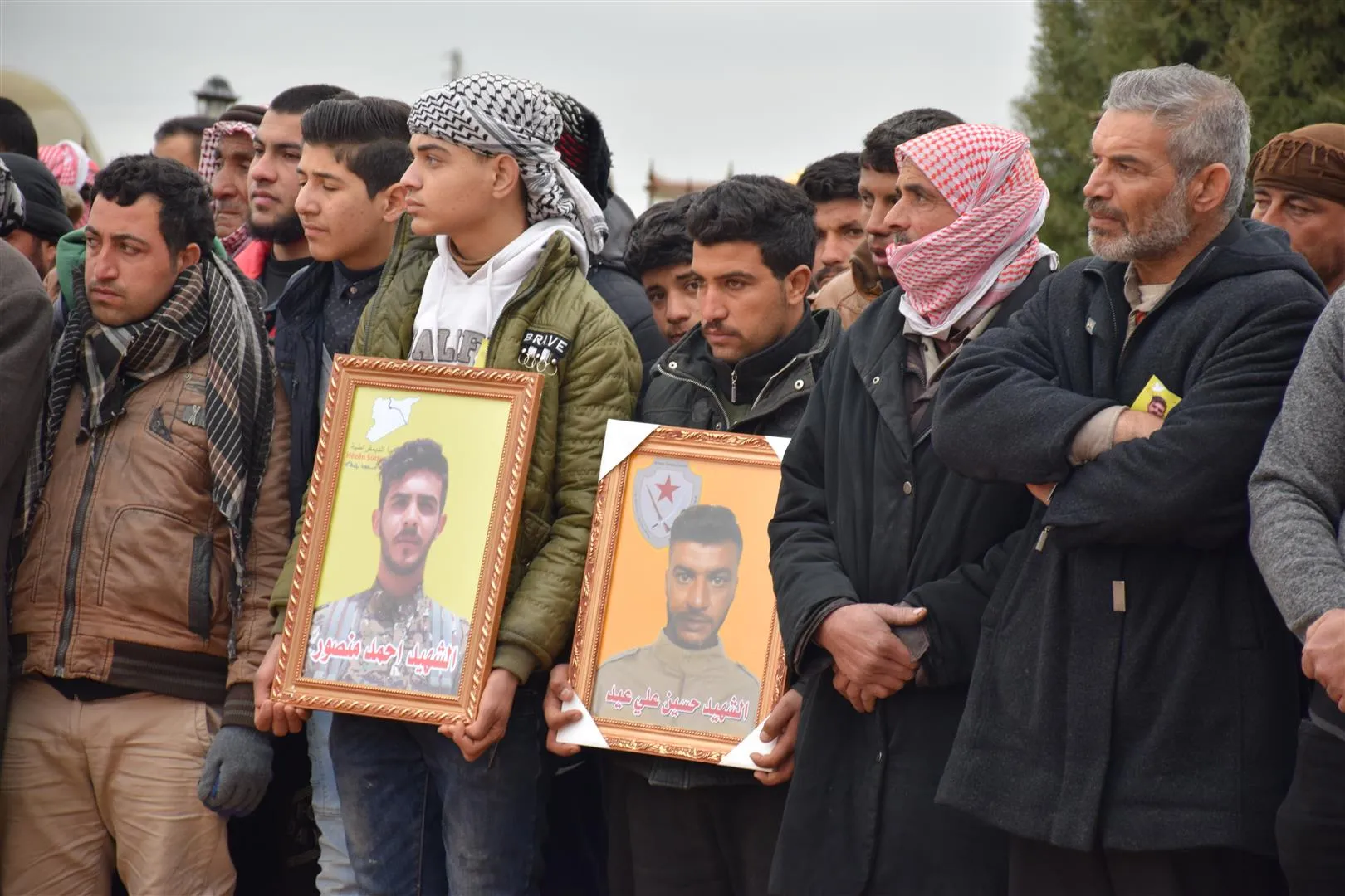Cenazeyê şehîd Hisên û Ehmed li Hesekê hatin veşartin