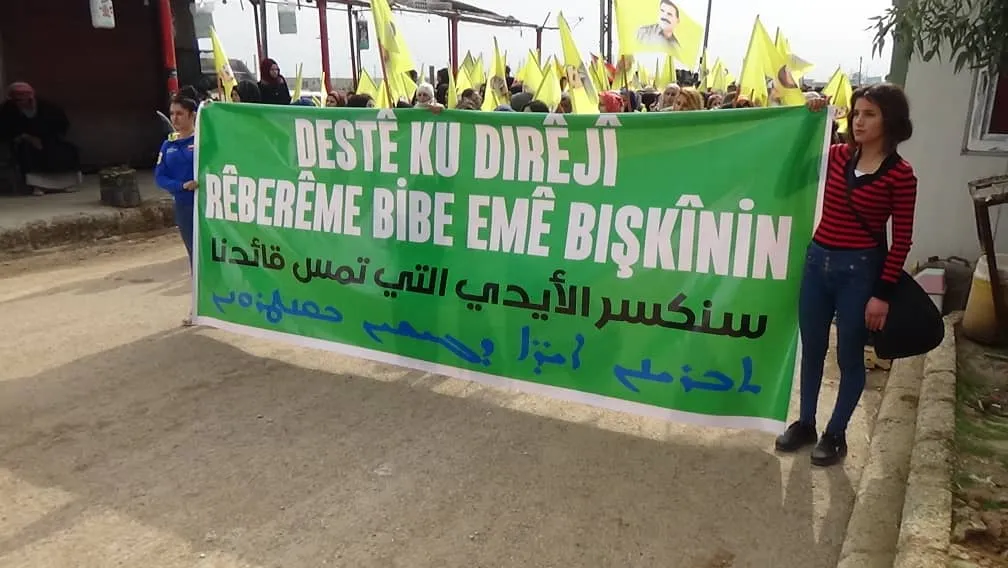 Li Bakur û Rojhilatê Sûriyê çalakiyên ji bo Ocalan di roja 3‘an de berdewam in