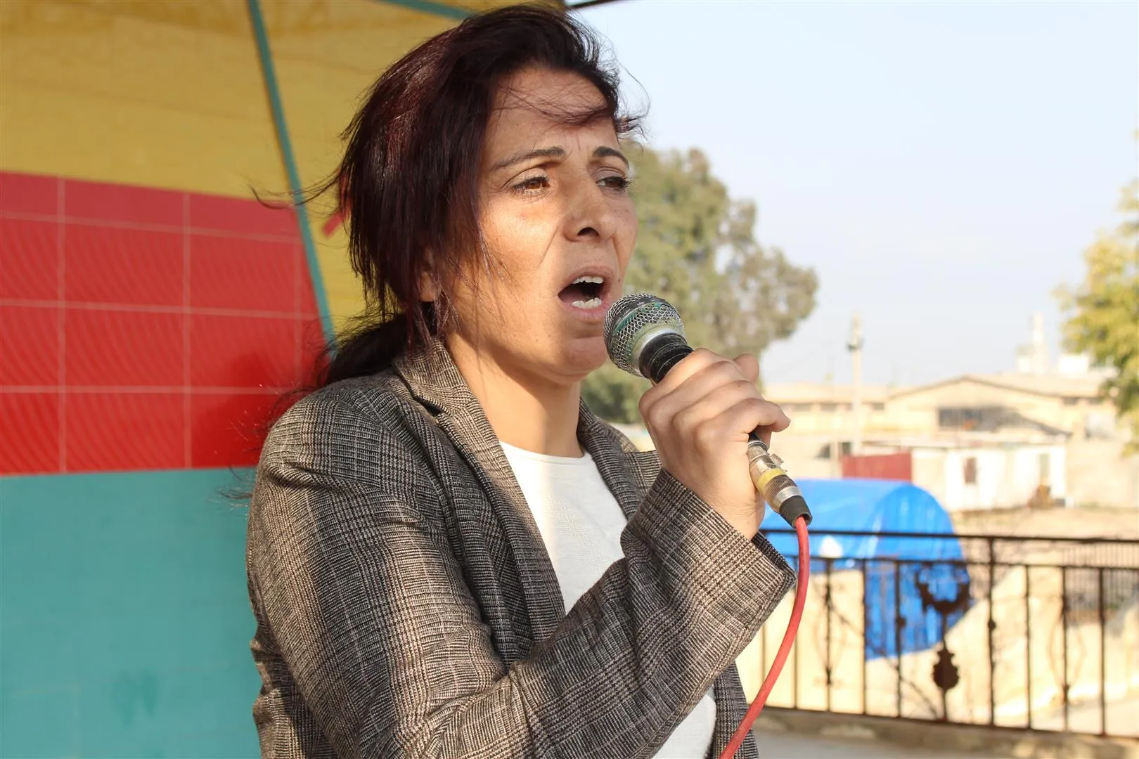 Cenazeyê şehîdê QSD‘ê Enes Selame li Qamişlo hate veşartin