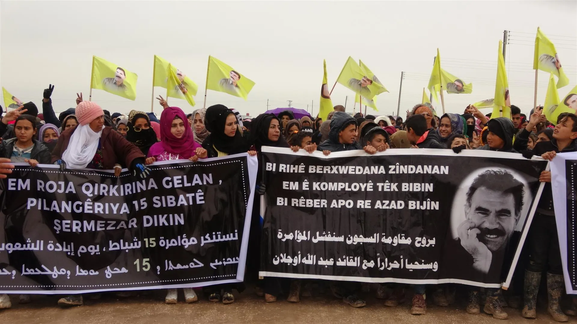 Koçberên Serêkaniyê komploya 15‘ê Sibatê şermezar kirin