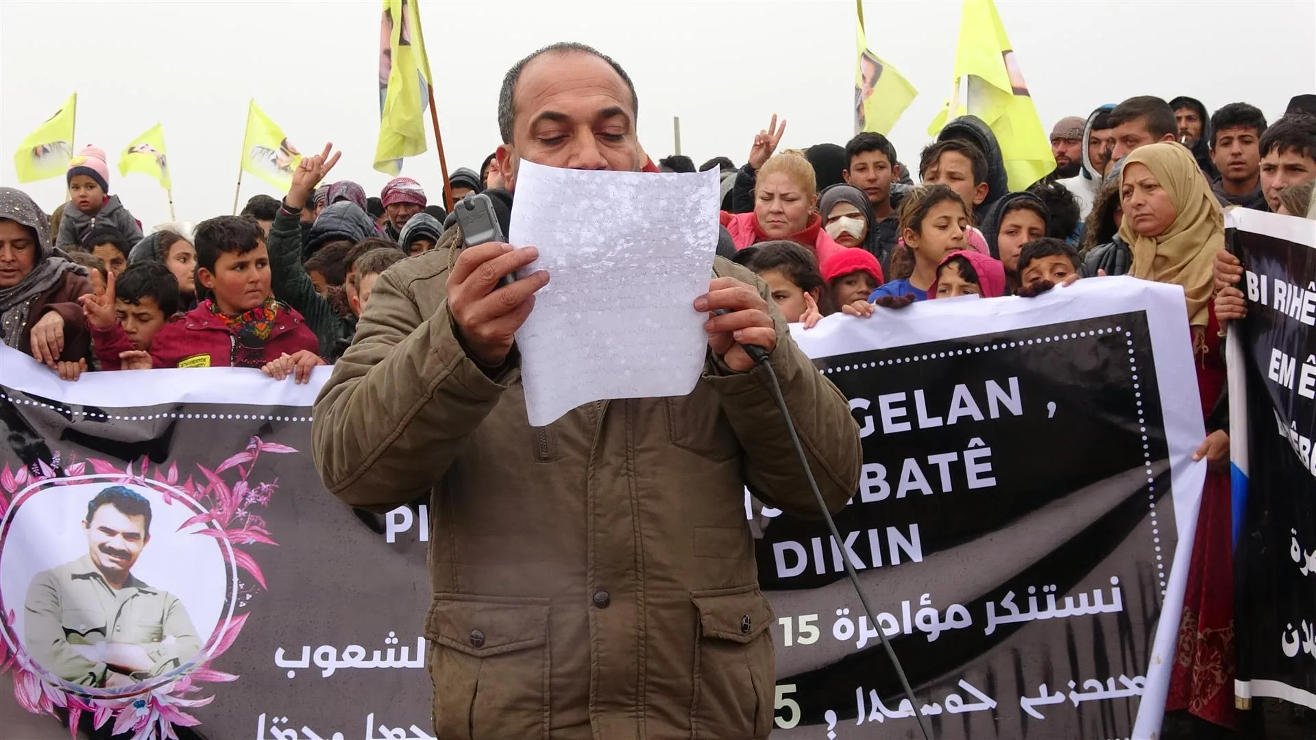 Koçberên Serêkaniyê komploya 15‘ê Sibatê şermezar kirin