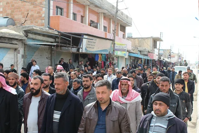 Şêniyên Şedadê ji bo Ocalan meşiyan