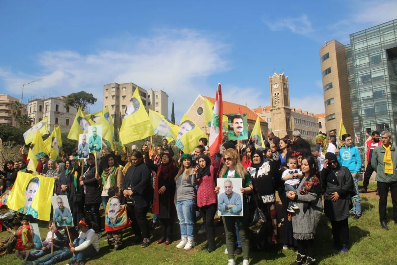 Li Lubnanê ji bo Ocalan çalakiyek hate lidarxistin