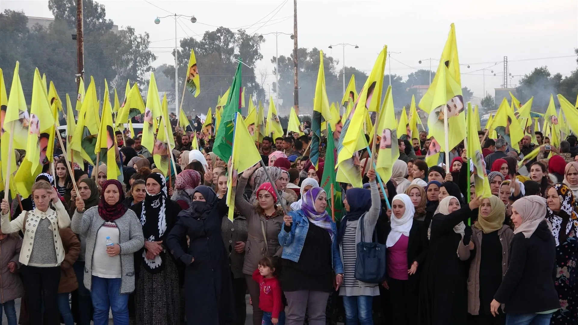 Li Hesekê ji bo Ocalan meşek girseyî hate lidarxistin