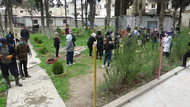 Li kantona Qamişlo hemleya dezenfektekirinê berdewam e
