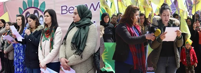Kongreya Star bi boneya 8`ê Adarê li hemberî faşîzmê bang li jinan kir