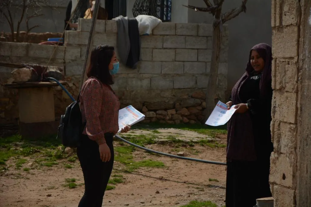 Ji bo xweparastina ji Koronayê li herêma Firatê ‘şaneya aloziyê’ hat avakirin
