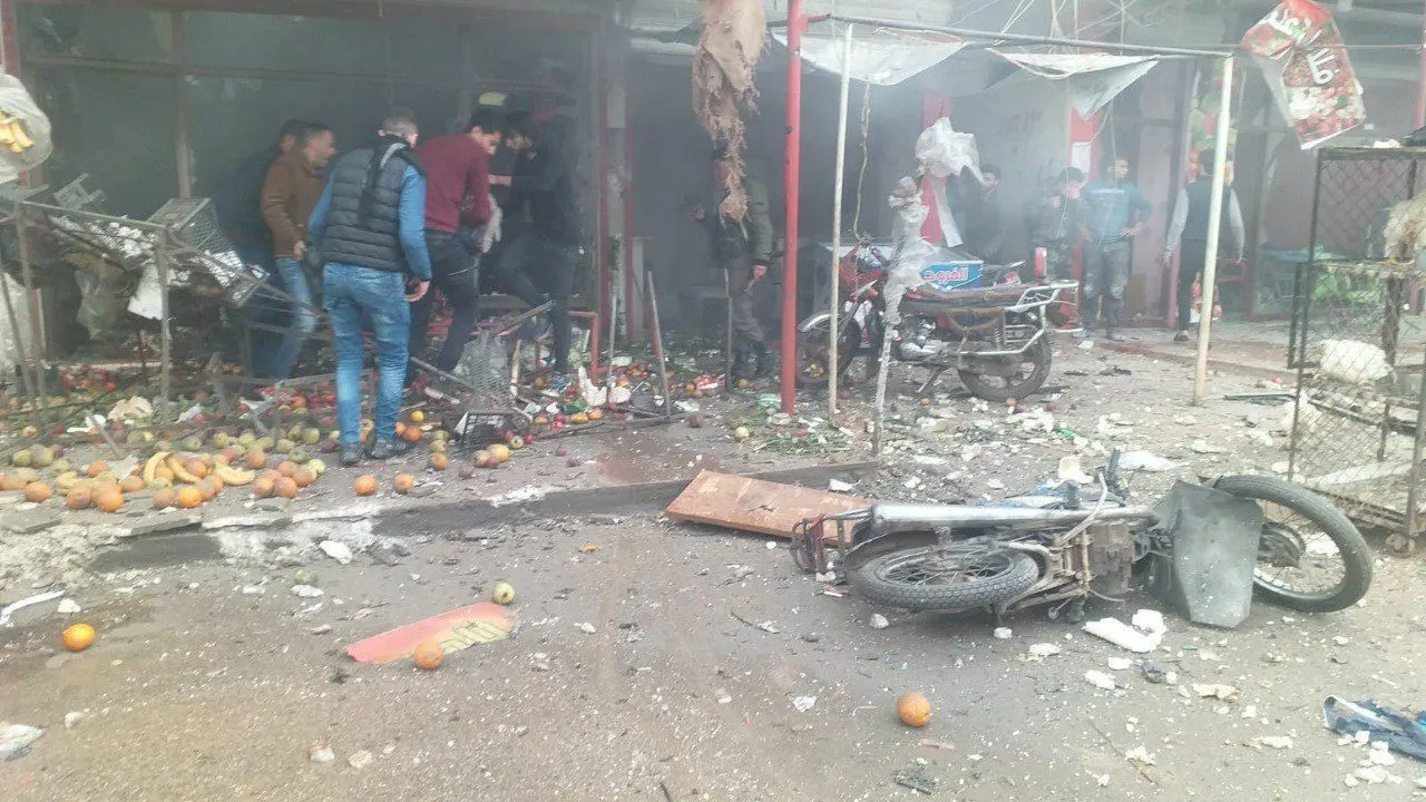 Li navenda bajarê Efrînê teqîn