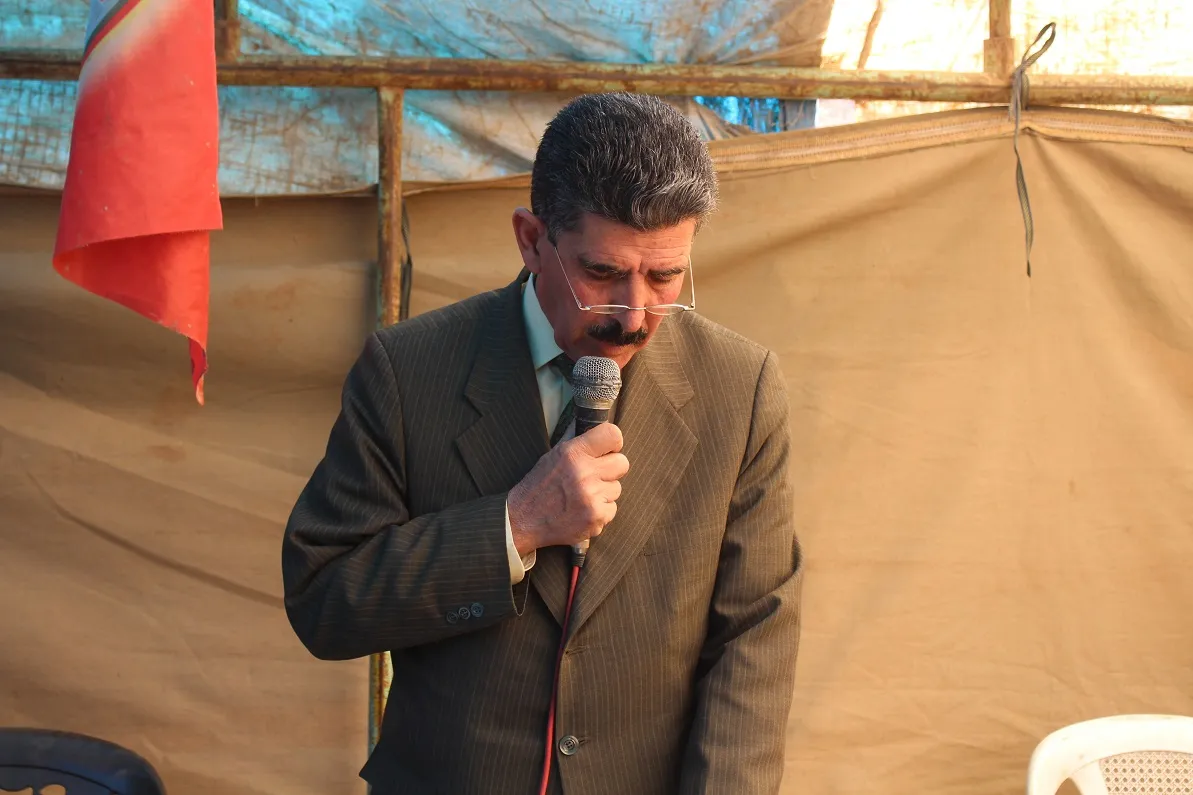 Şêniyên Qamişlo sersaxî ji malbatên şehîdên QSD`ê re xwest
