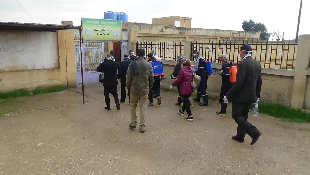 Li Bakur û Rojhilatê Sûriyê bergiriyên li hember vîrusa Koronayê
