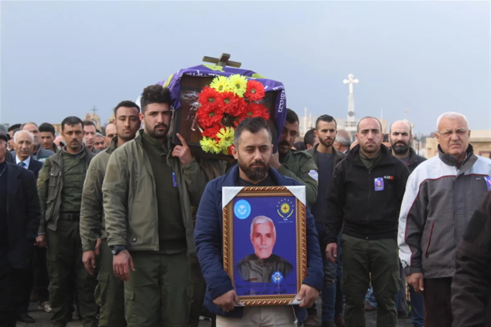 Şehîdê Meclisa Leşkerî ya Suryanî Semîr li Hesekê hate veşartin