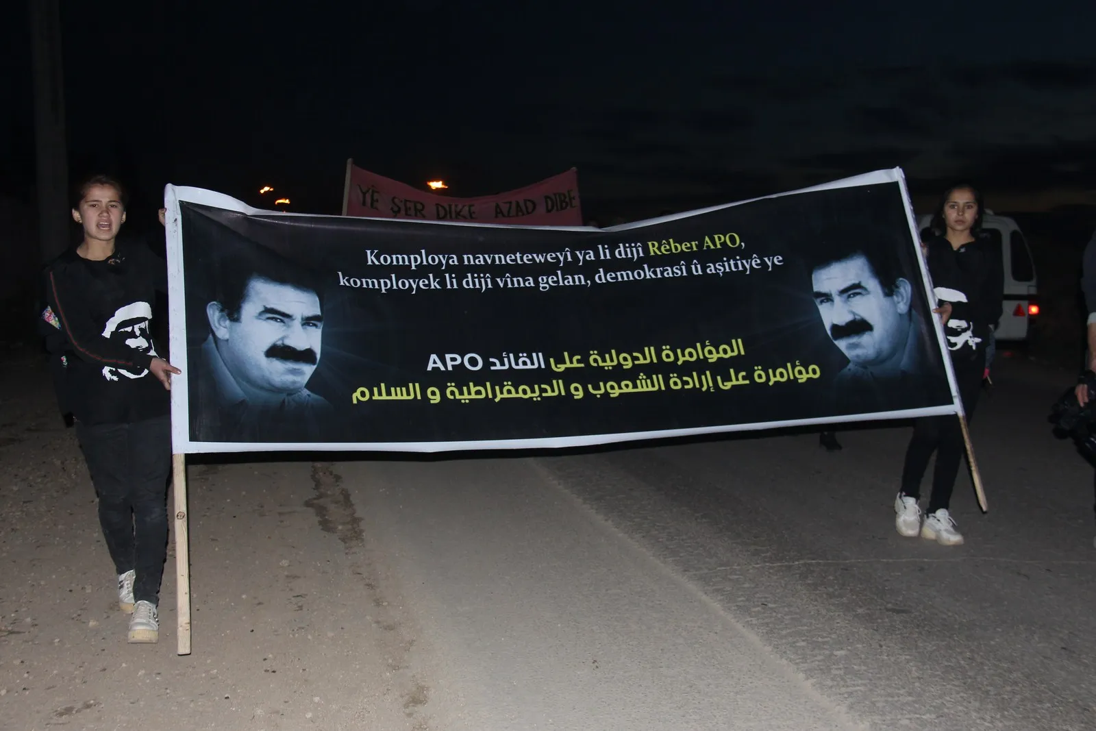 Yekîtiya Jinên Ciwan a kantona Efrînê ji bo 8`ê Adarê meşek lidar xist