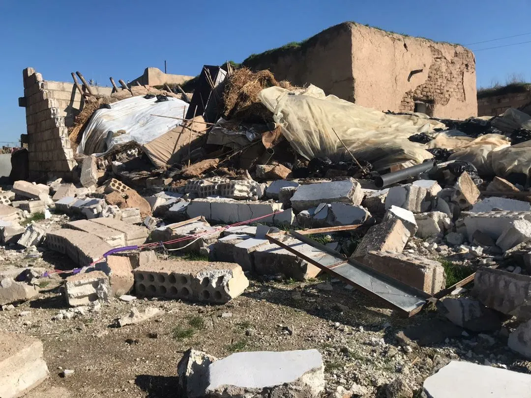 Hêzên dagirker gundê Tewîla yê Til Temirê topbaran kir