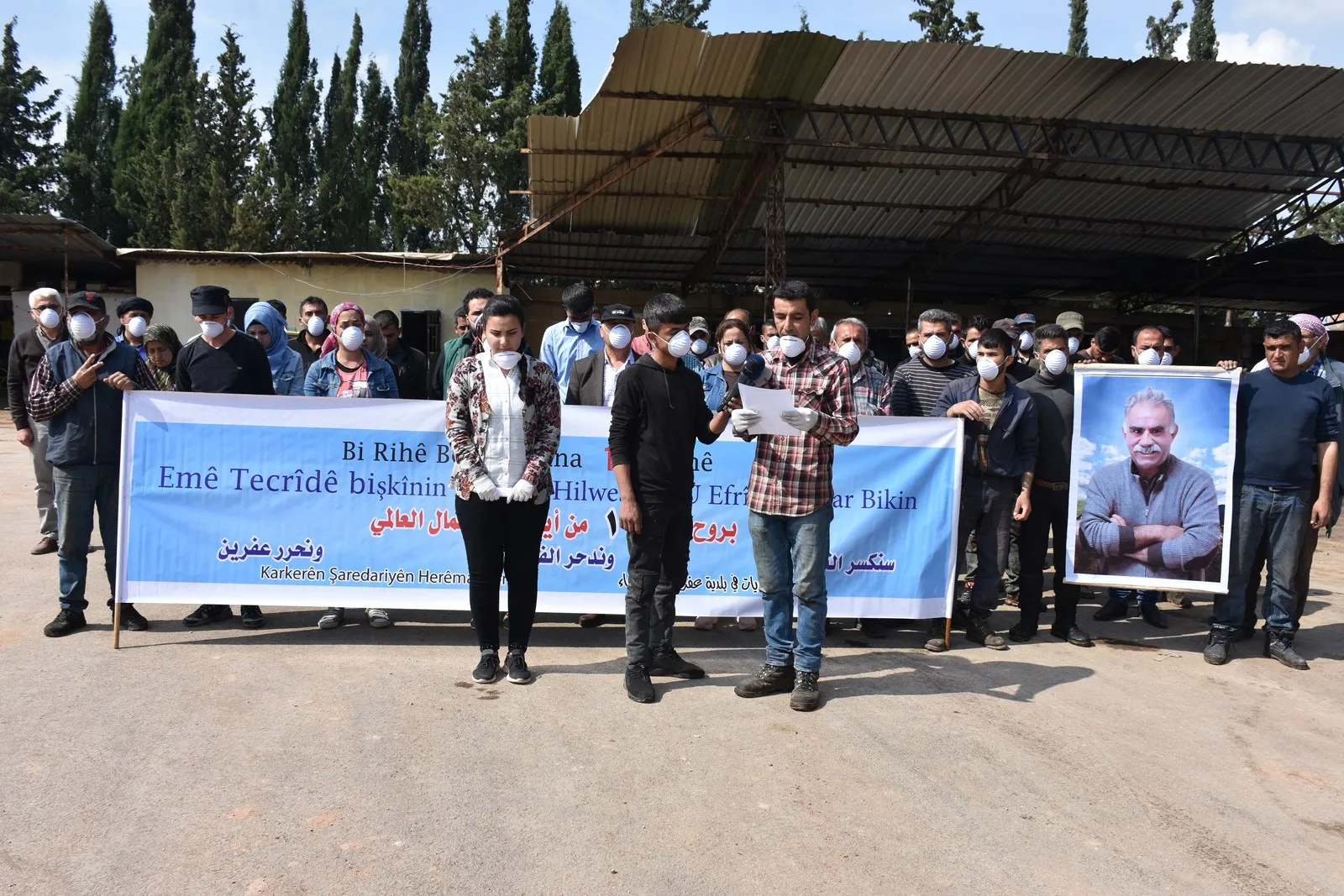 Desteya Şaredariyan a Efrînê 1‘ê Gulanê pîroz kir