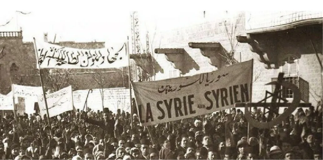 Di salvegera serxwebûnê de, Sûriye di bin mêtîngerî û dagirkeriyê de ye..