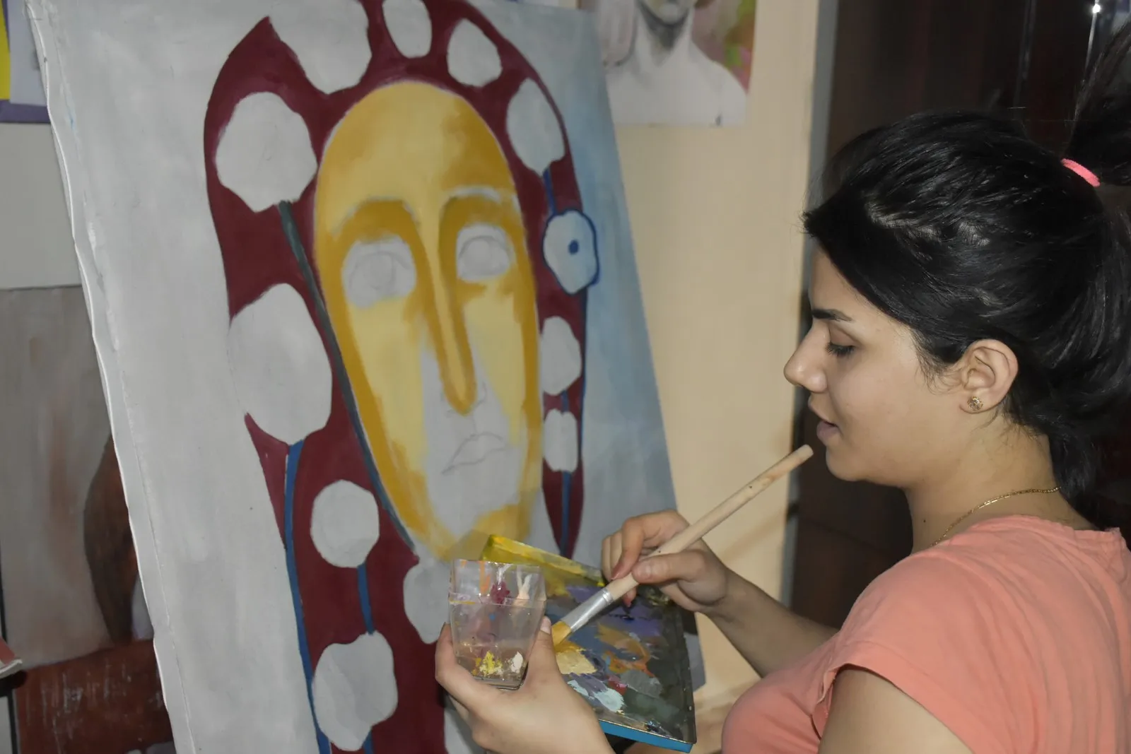 Di dema qedexeyê de hevkariya hunermendan; Efrîn Art