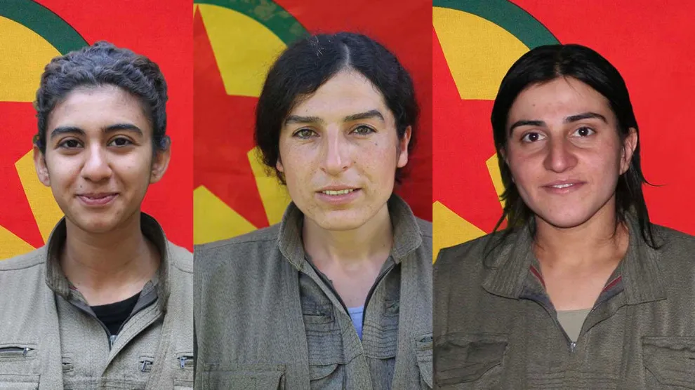 HPG`ê nasnameyên 3 şehîdan eşkere kir