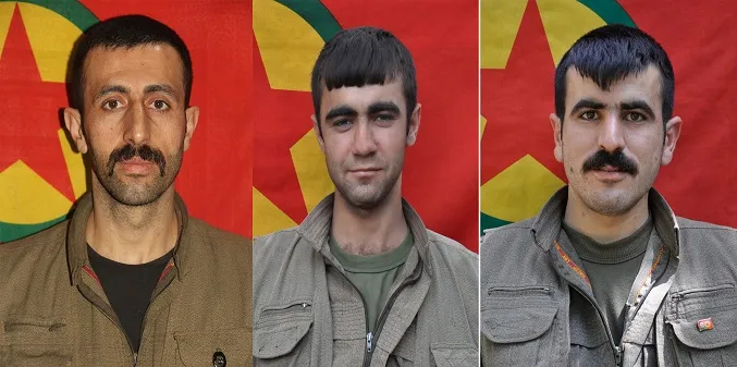 HPG'ê nasnameya 3 gerîlayên şehîd eşkere kir