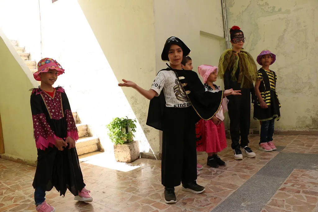 Foruma Çandê ya Helebê şahiyek ji zarokan re li dar xist