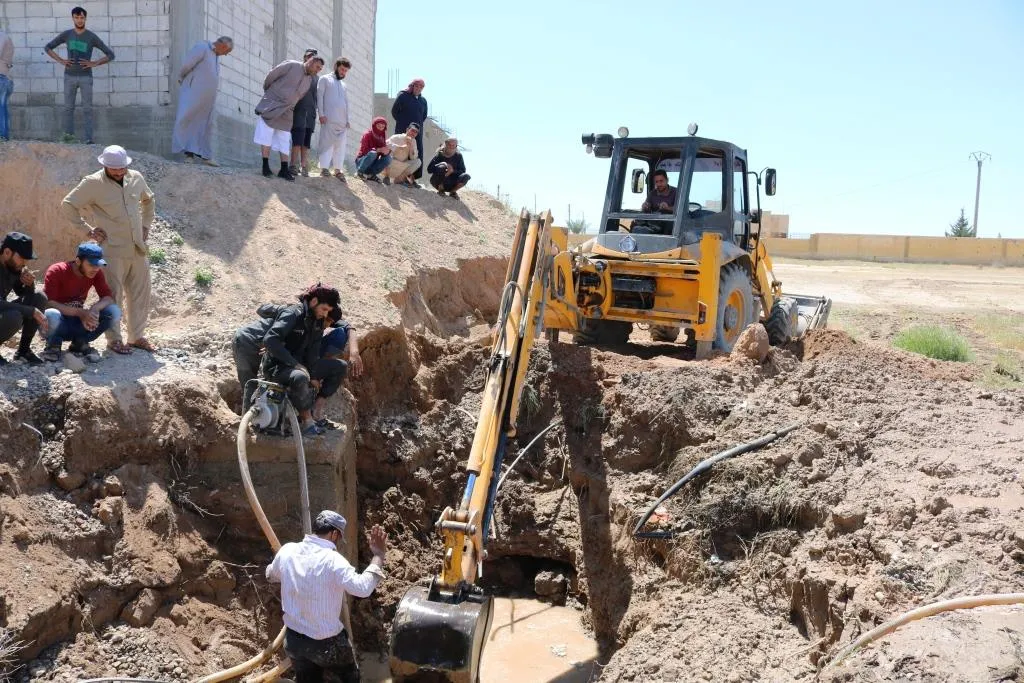 Li Reqayê projeya ava vexwarinê bi dawî bû