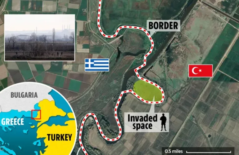 Hêzên Tirkiyê parçeyek ji xaka Yewnanistanê dagir kir