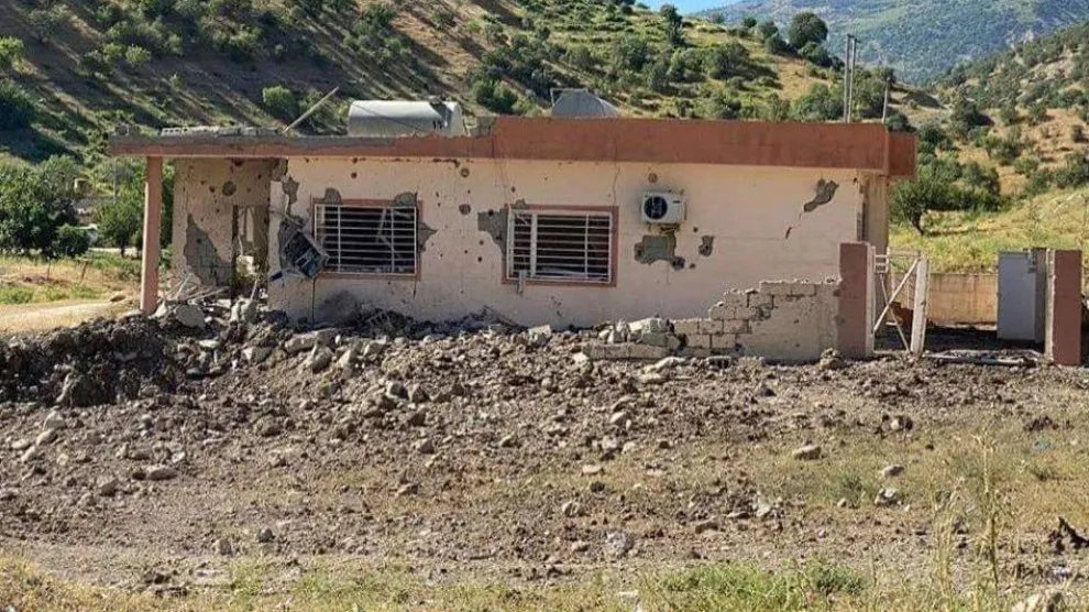 Balafira sîxûrî ya Tirkiyê gundekî ser bi Silêmaniyê bombebaran kir
