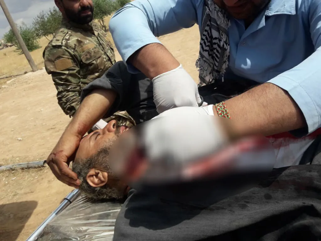 ​​​​​​​Dagirkeran li Girê Spî sivîlek birîndar kir