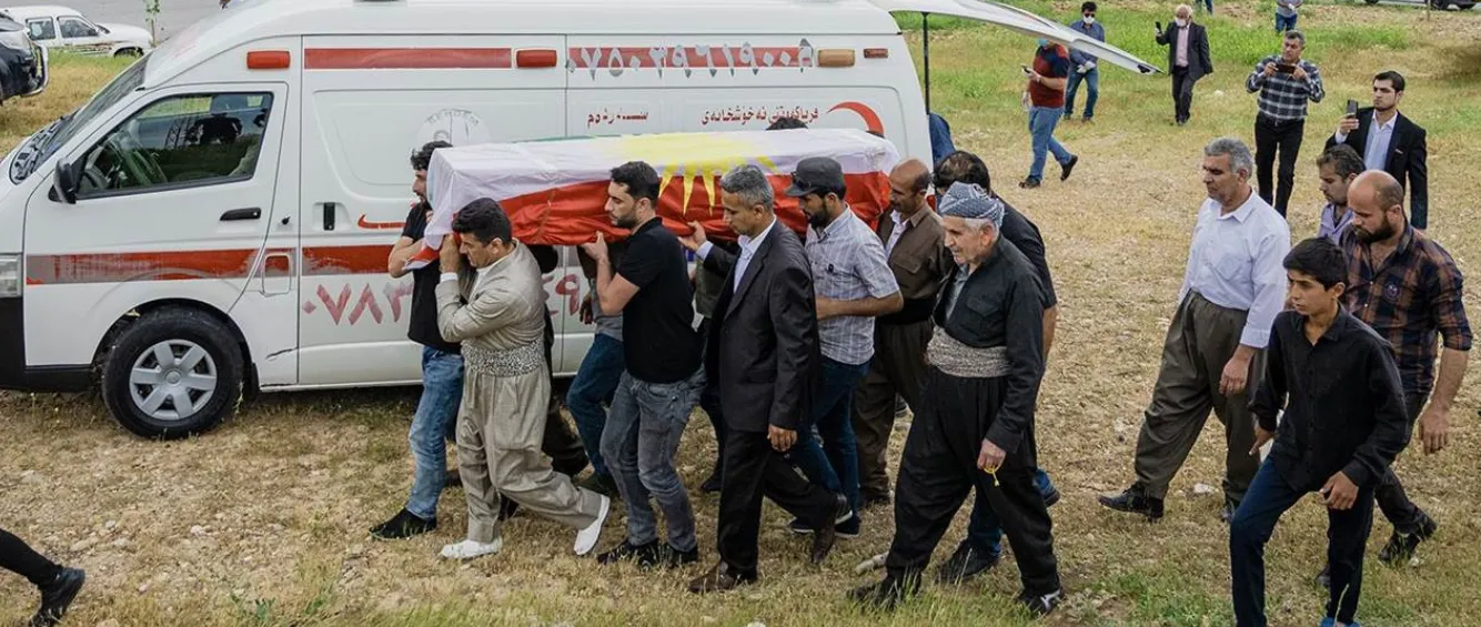 Cenazeyê Seîd Gabarî li Hewlêrê hate veşartin