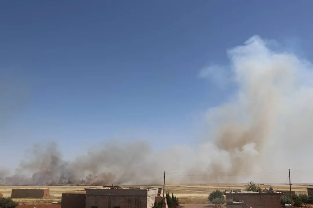 Dagirker nahêlin ku şênî şewatê vemirînin