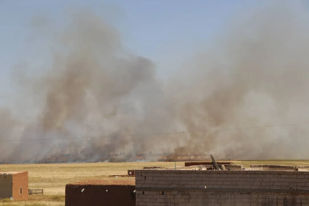 Dagirker nahêlin ku şênî şewatê vemirînin