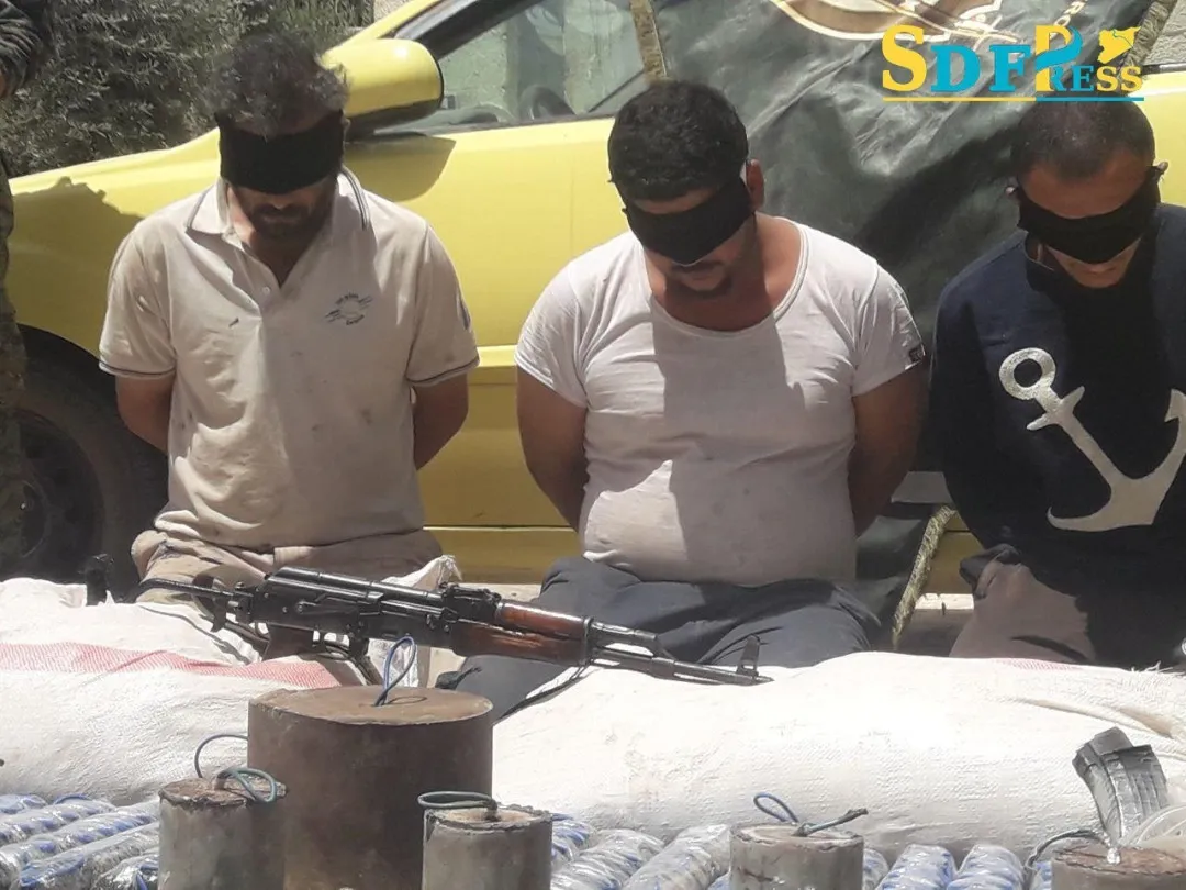 QSD‘ê li Dêrazorê şaneyek veşartî ya DAIŞ‘ê girt