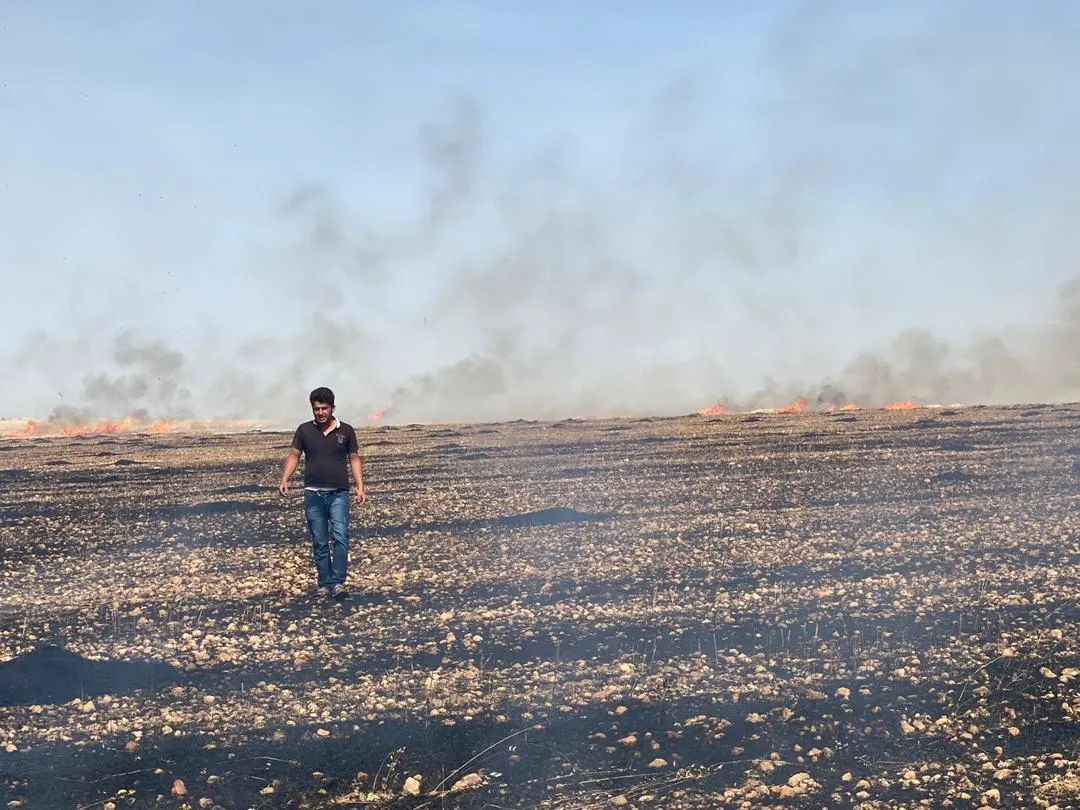 ​​​​​​​Çeteyên Tirkiyê gundên Kobanê topbaran kirin