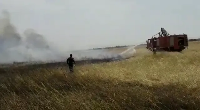 Hêzên dagirker li Til Temirê zeviyên çandiniyê şewitandin