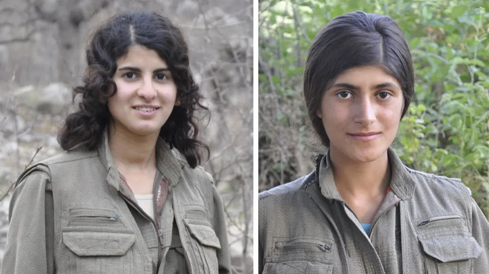HPG’ê nasnameyên 2 şehîdan ragihandin