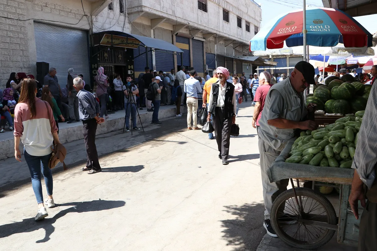 Bazara Sebzeyan a Nû li Qamişloyê hate vekirin