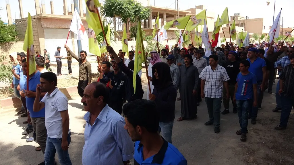 Gelên Cizîrê û Şehbayê li dijî êrişên dewleta Tirk daketin qadan