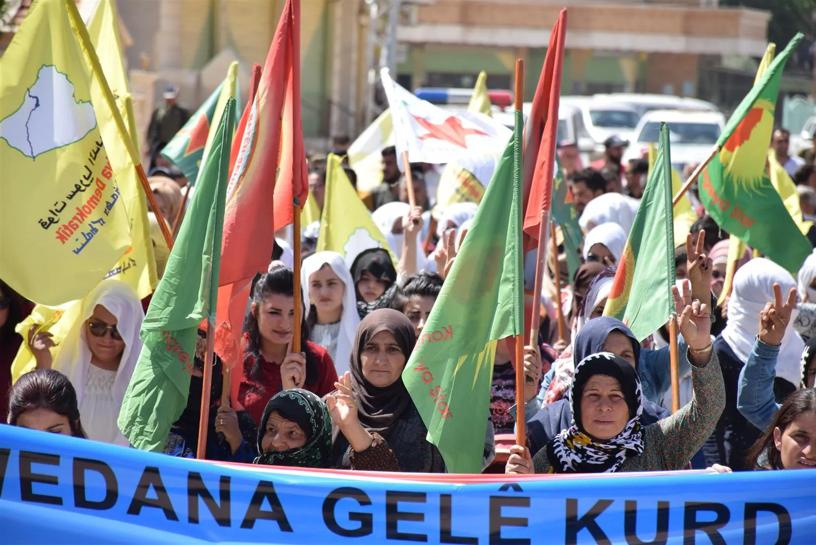 Gelên Cizîrê û Şehbayê li dijî êrişên dewleta Tirk daketin qadan