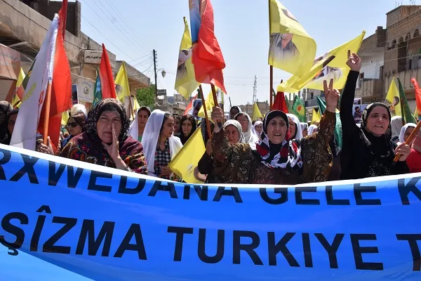 Gelên Cizîrê û Şehbayê li dijî êrişên dewleta Tirk daketin qadan