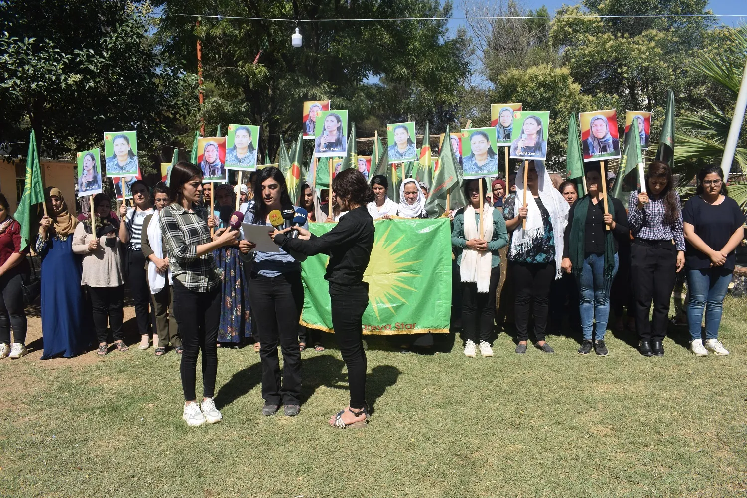Li dijî sûcên dewleta Tirk ên li dijî jinan bertekên gel