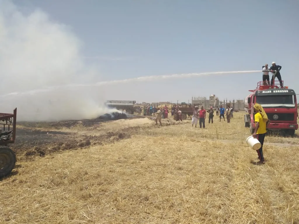 Tîmên agirkujiyê şewata li Dêrazor û Reqayê vemirandin
