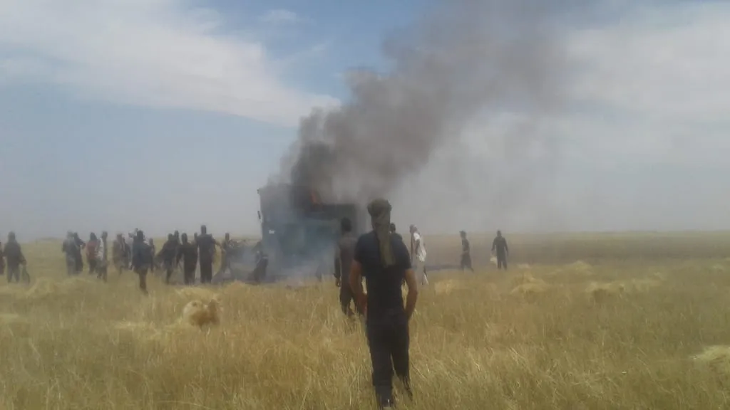 Ji ber pirsgirêka di deraseyê de şewat derket