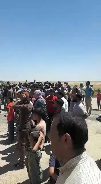 Xelkê gundê Hemam Turkman li dijî dagirkeriyê rabûn